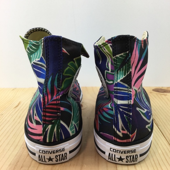 Converse CTAS Hi Top Tropical Print Size 10.5 Mens - Picture 2 of 8